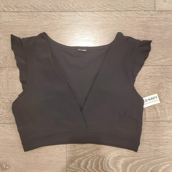 Old Navy Womens Swim Lot - Small Swim Bottoms Medium Swim Tops Black Ivory Pink - Picture 6 of 7